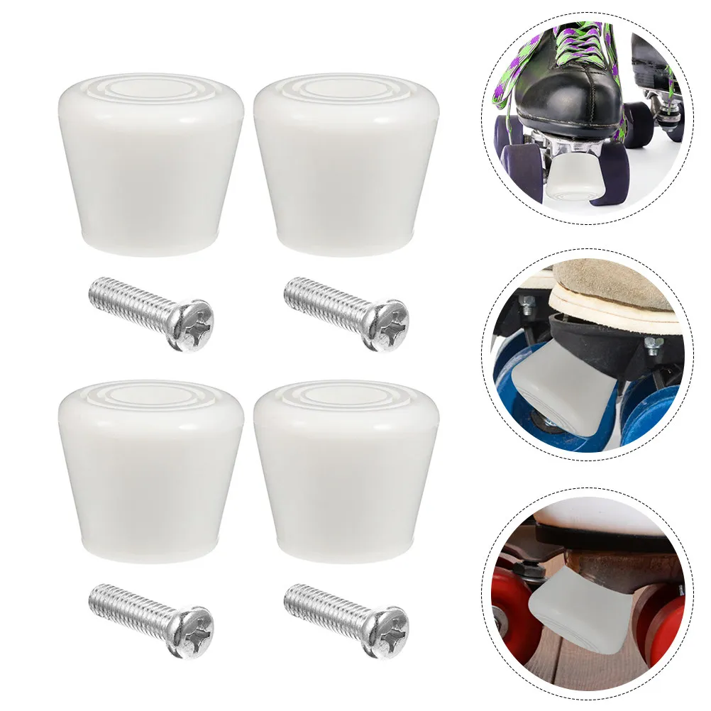 

Комплект тормозных колодок для роликовых коньков: профессиональный стопор для носка, безопасный тренировочный тормозной блок, регулируемая высота, инструмент для катания