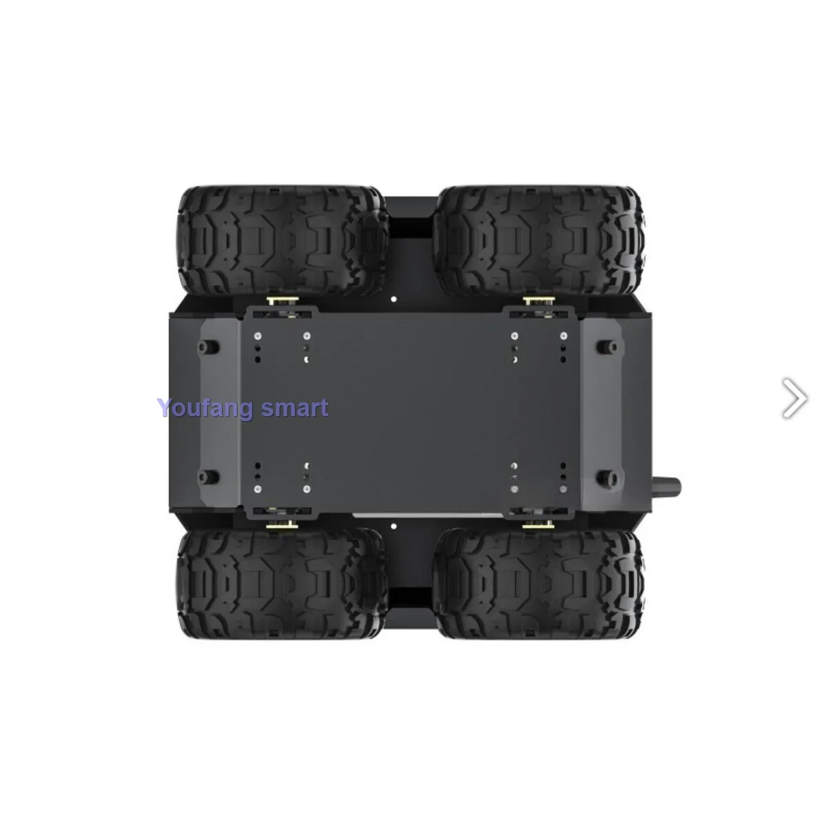 4WD Full Metal Robot Car with Rubber Wheels 0.91-inch OLED Flexible Mobile Robot Car For ESP32 Onboard Programmable Robot Kit