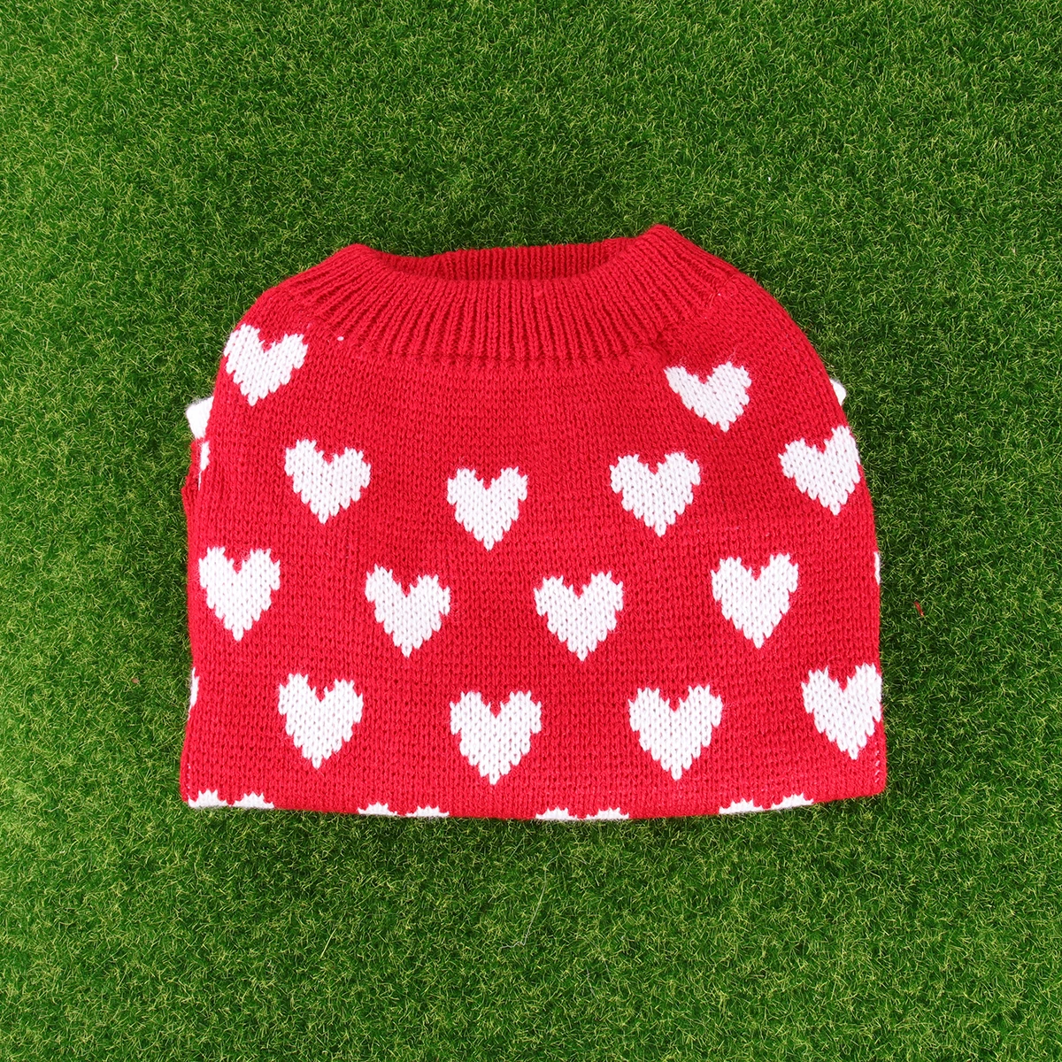 

Dog Heart Skirt Christmas New Year Small Size Adorable Puppy Clothes Pet Dog Sweater Dress Supplies Pet Clothes