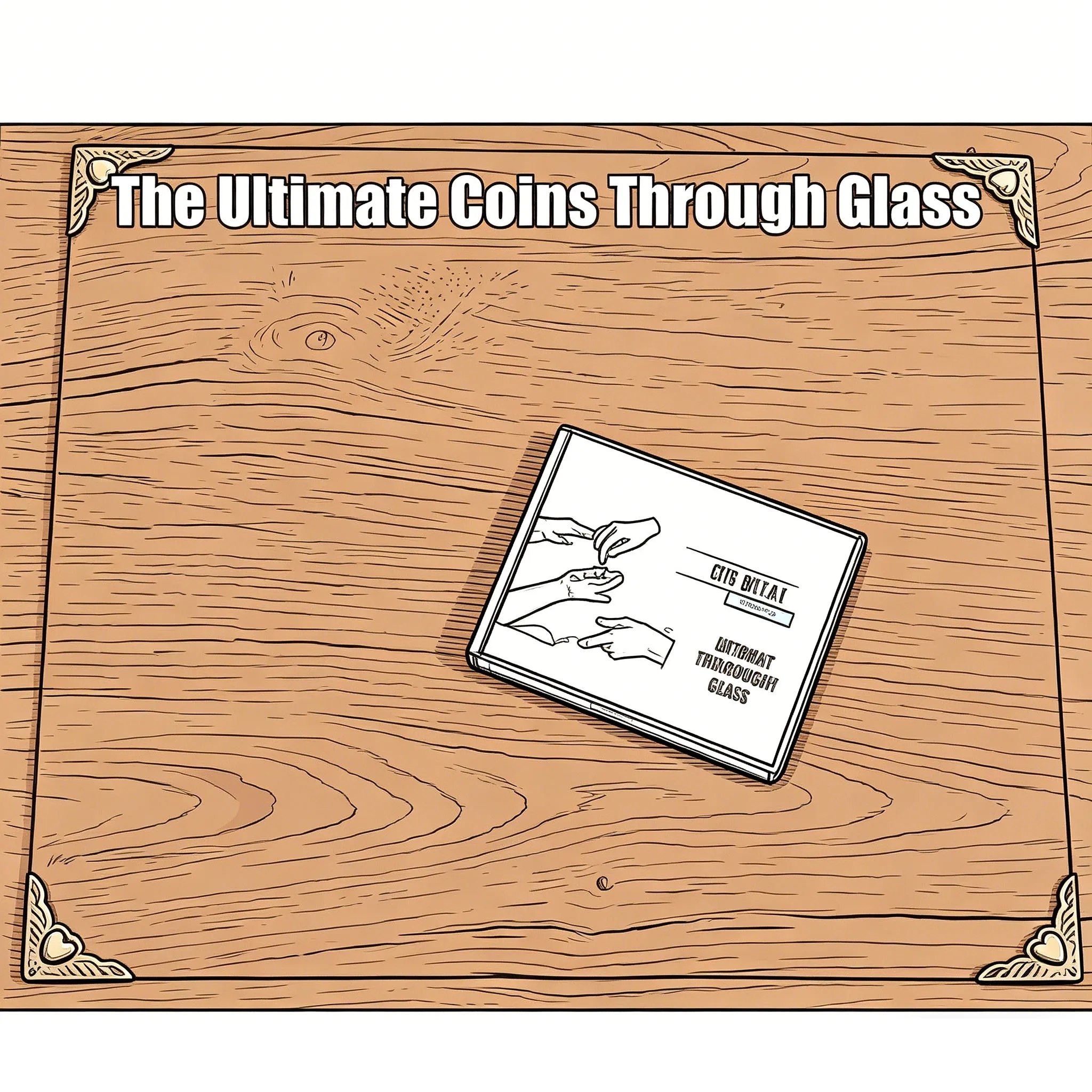 the-ultimate-coins-through-glass-ctg-ultra-magic-tricks-visual-coin-penetration-magia-close-up-illusion-gimmick-prop