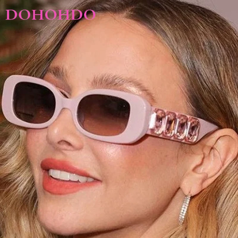 

Trendy Square Imitation Diamond Women Sunglasses Luxury Designer Punk Shades Men Outdoor Travel Sunglasses Female Lentes UV400