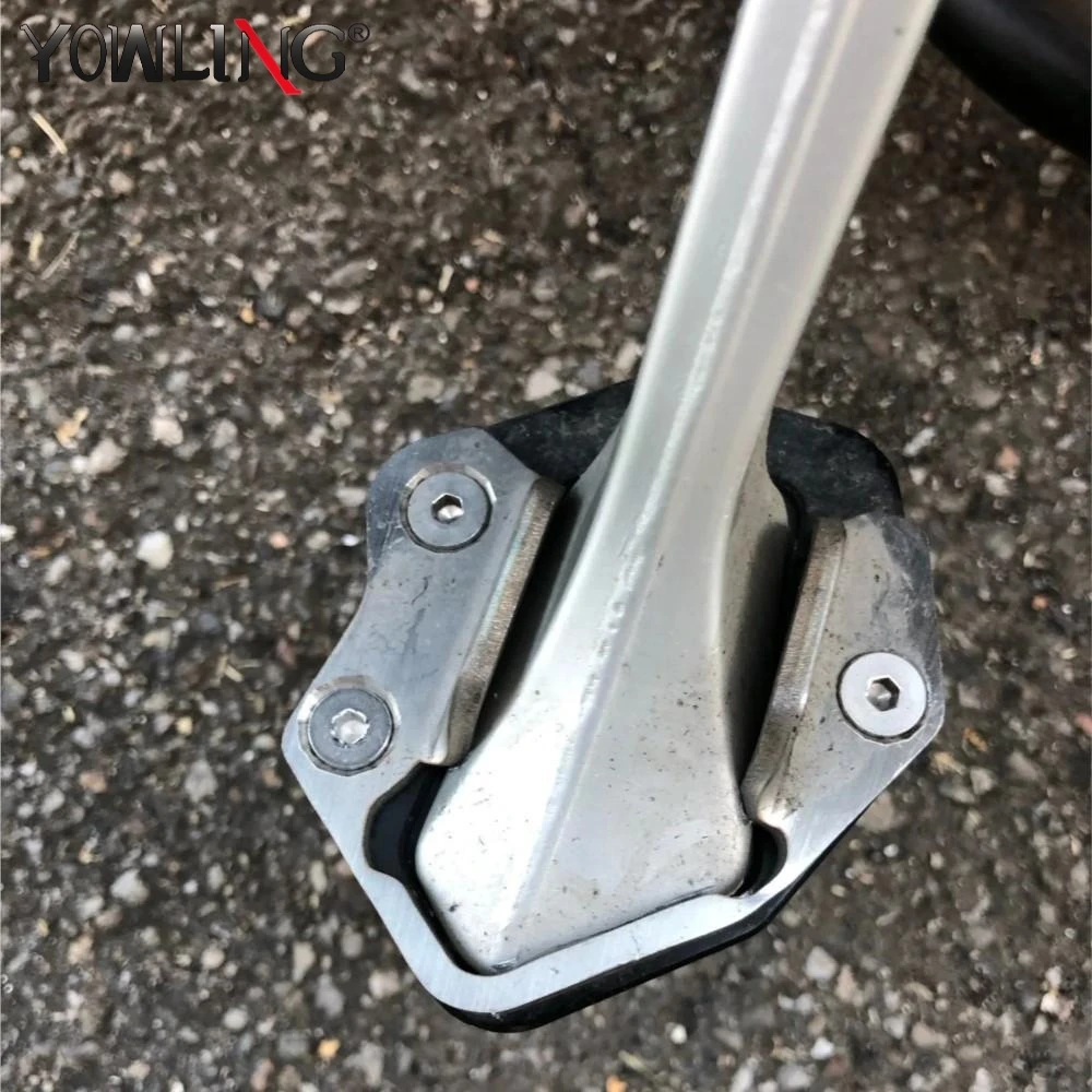 Motorcycle Foot Side Stand Extension Pad Kickstand Kick Stand Plate For Tiger 800 Tiger800 XCa XR XRt XRx 2015 XCX 2010-2017 - Image 5