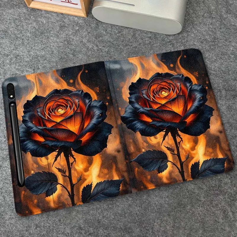 

Fox Heart Rose Cool Popular For Samsung Galaxy Tab S9 S10 S6 S7 S8 FE Plus Lite Inch Foldable Cover Tablet Case