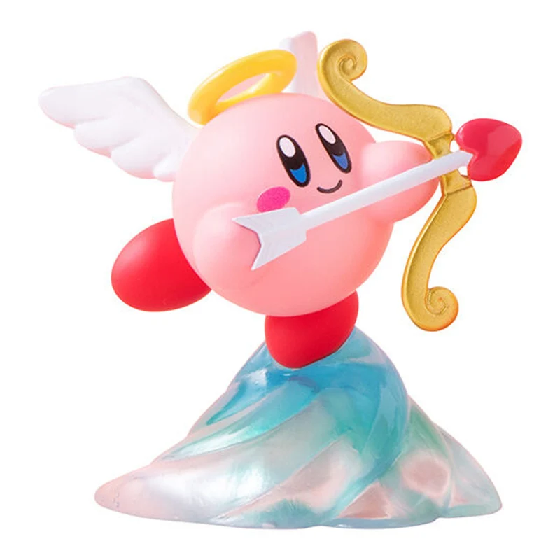 BANDAI Kirby Action Figures Model Copy Ability 02 Kirby Angel Flame Tornado Gashapon Ornament Kawaii Collect Ornaments
