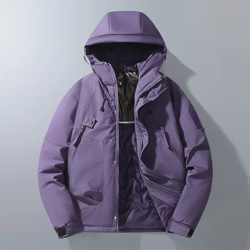 Aphene auto-aquecimento Jaet masculino inverno Thi quente algodão resistente ao frio Jaet ex casaco de algodão agasalhos