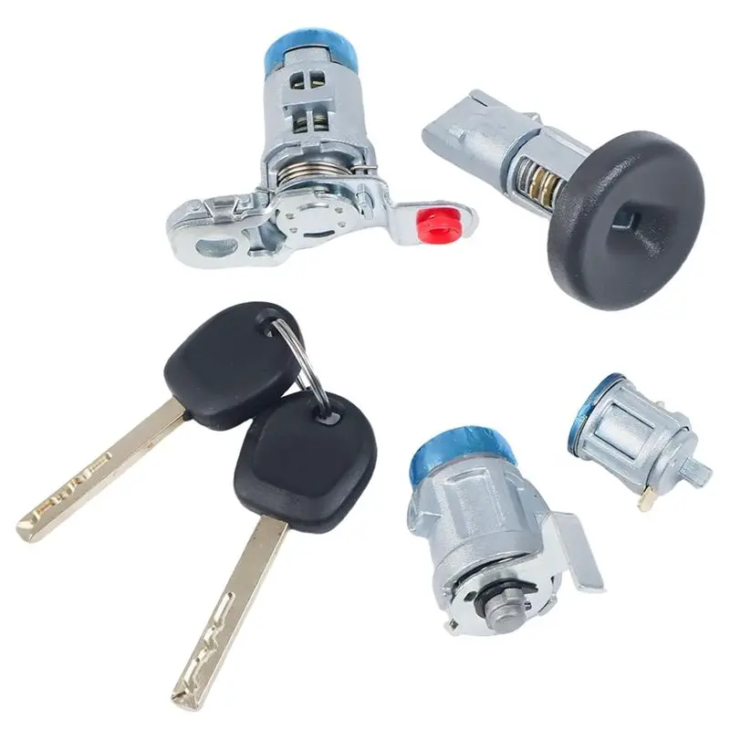 

Ingenious-Lock Cylinder Switch Set Ignition/Door Handle/Tailgate Latch 13590041 84668679 For Silverado GMC Sierra