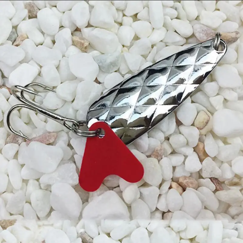 1 ~ 8 قطعة سبينر الاصطناعي الصيد إغراء ملعقة الترتر المعادن الطعم الثابت مع خطاف ثلاثي المتذبذب كرانكبيتس سمك السلمون المرقط جثم بايك بيسكا