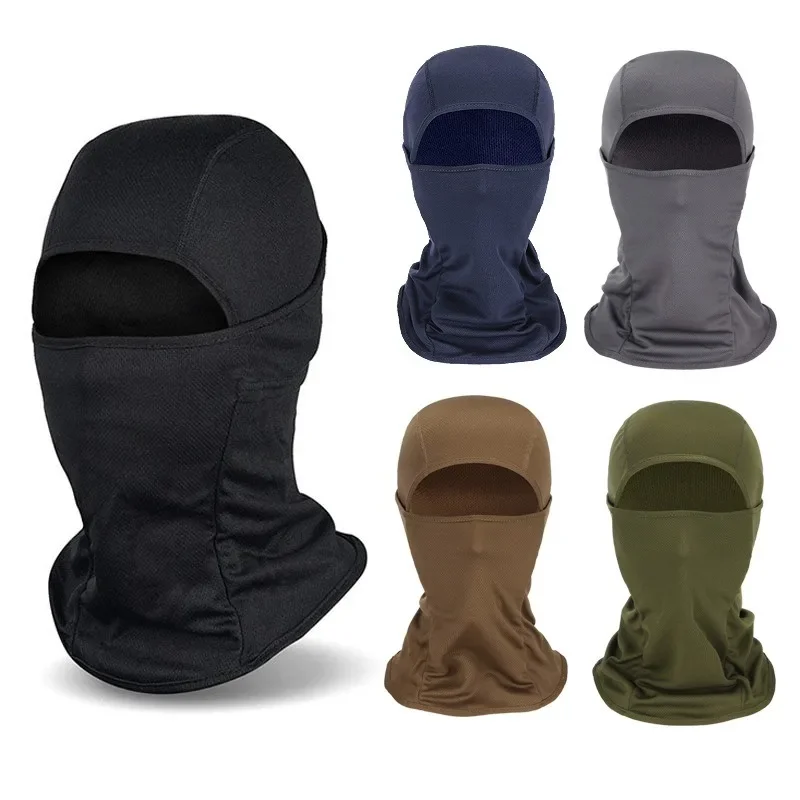 2023 New Unisex Balaclava Hats Face Mask UV Protection Ski Sun Hood Tactical Masks for Men Women Bonnet