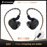 Letshuoer S08 Fourth Generation in Ear Monitor Earphone Dual-coil 13mm Planar Magnetic Driver HiFi Wired in Ear Earbuds