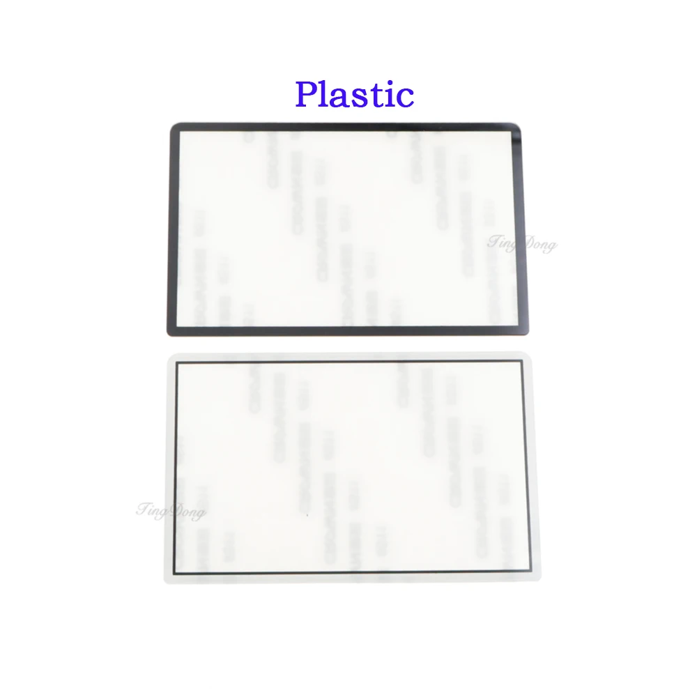 1PCS Plastic/Glass Top Screen Lens Cover For New 3DS Upper LCD Screen Protector Panel Top Surface W/ Adhesive - view 4
