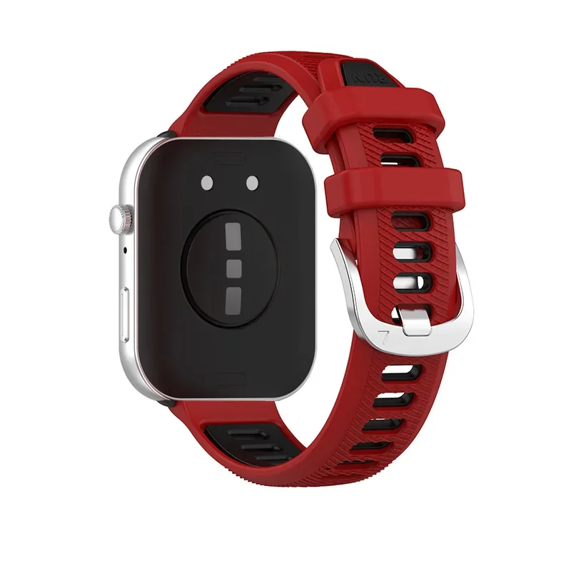 حزام تشغيل من السيليكون + موصل لساعة Huawei Watch Fit 4 / Fit4 Pro الاحتياطية
