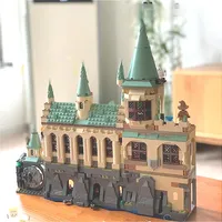 Moc Street View 1176PCS Chamber of Secrets Castle Model Building Block Model Kit Bricks Toys Christmas Birthday Gift