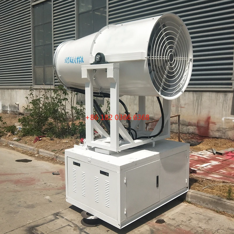 Customized 150M Fog Cannon Machine High Pressure 120m Water Spray Gun Machine Water Mist Cannon
