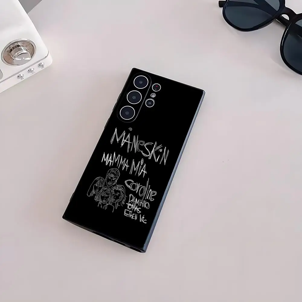 M-Maneskin Band Handyhülle für Samsung S26 S25 Edge S24 S23 S22 S21 S20 Ultra Plus Fe Galaxy Silikonhülle