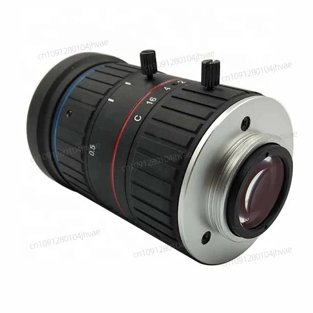 8 메가픽셀 12mm C 마운트 CCTV 렌즈 수동 아이리스 고정 초점 렌즈 비디오 녹화 카메라 렌즈