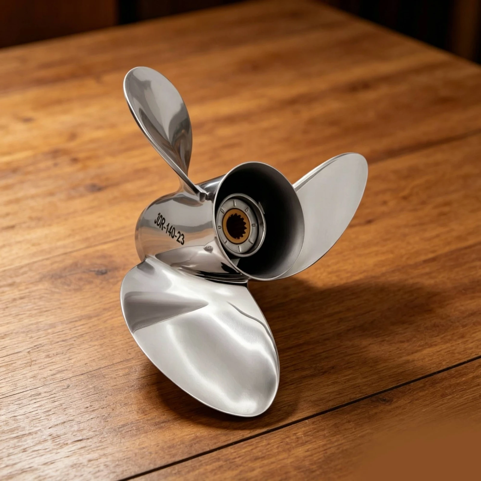 Outboard Motor Propeller Polished Outboard Propeller Boat Prop High Performance Hardware Alloy for Boaters