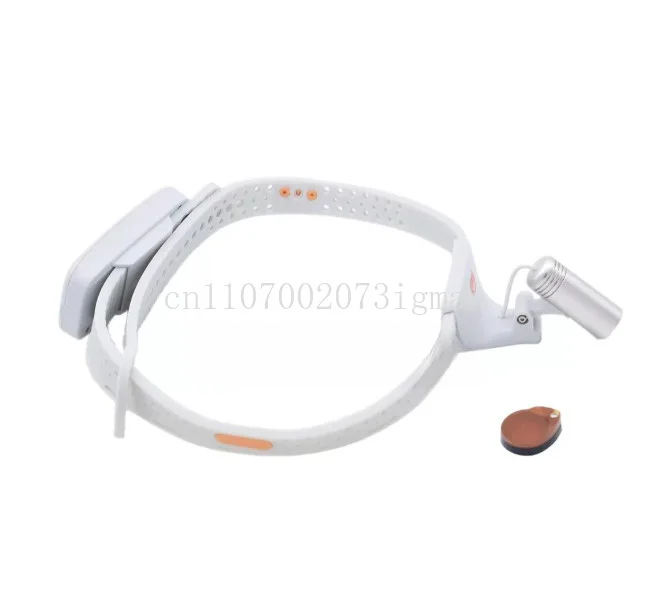 KD-203AY-8 Medical Ultra Light Silicone Headband Integrated Inspection Surgical Filter Headlight Ear, Nose and Throat Oral