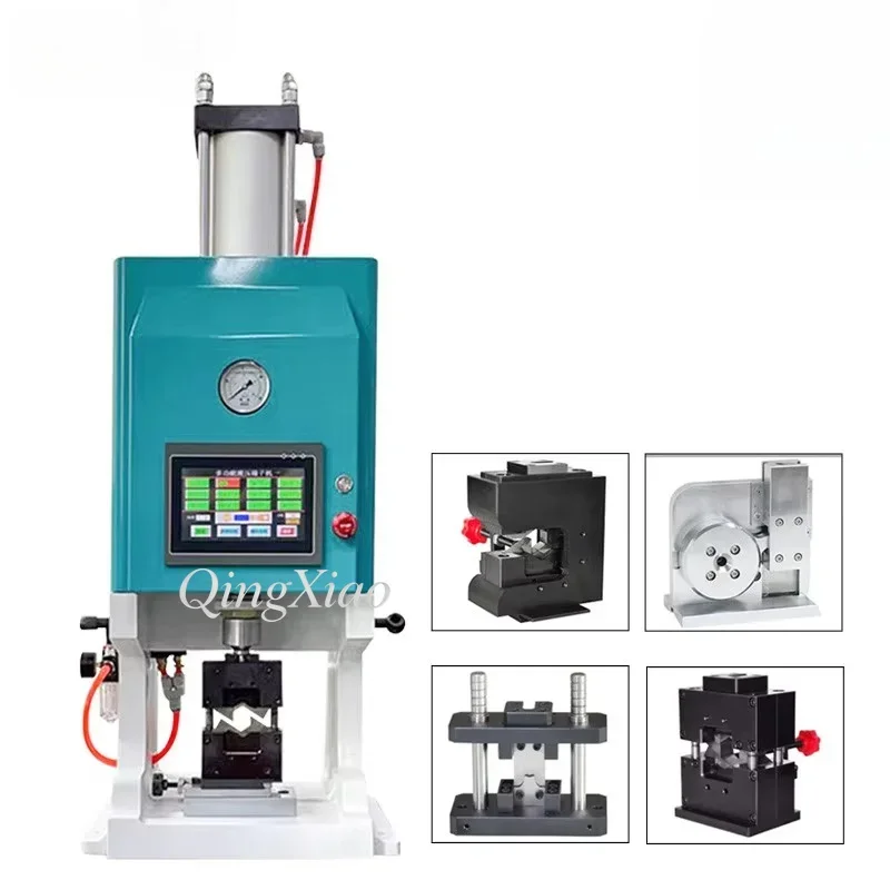 Pneumatic Terminal Crimping Harness Manufacture Machines For Wire Processing Line Mass Production Workshop Operation Work