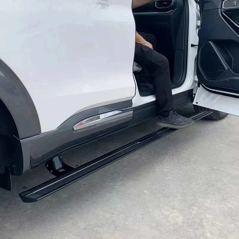 

Top quality White LED ed Retractable Side Steps Automatic Electric Running Boards Offroad Styling Accessories Fit Nexo 2018-2024