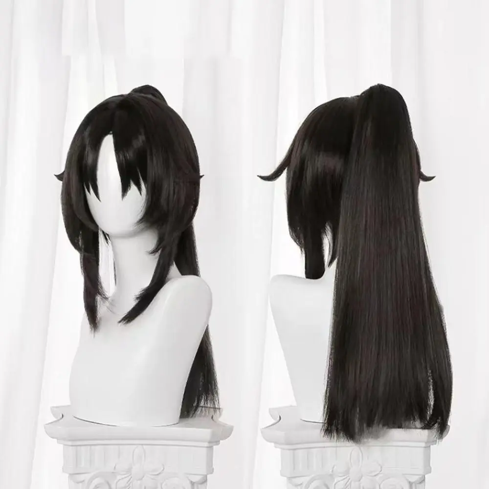 "Absolute Zero" Cat Palace Yona Cosplay Wig, Cosplay Game, Black Long Hair Anime Wig