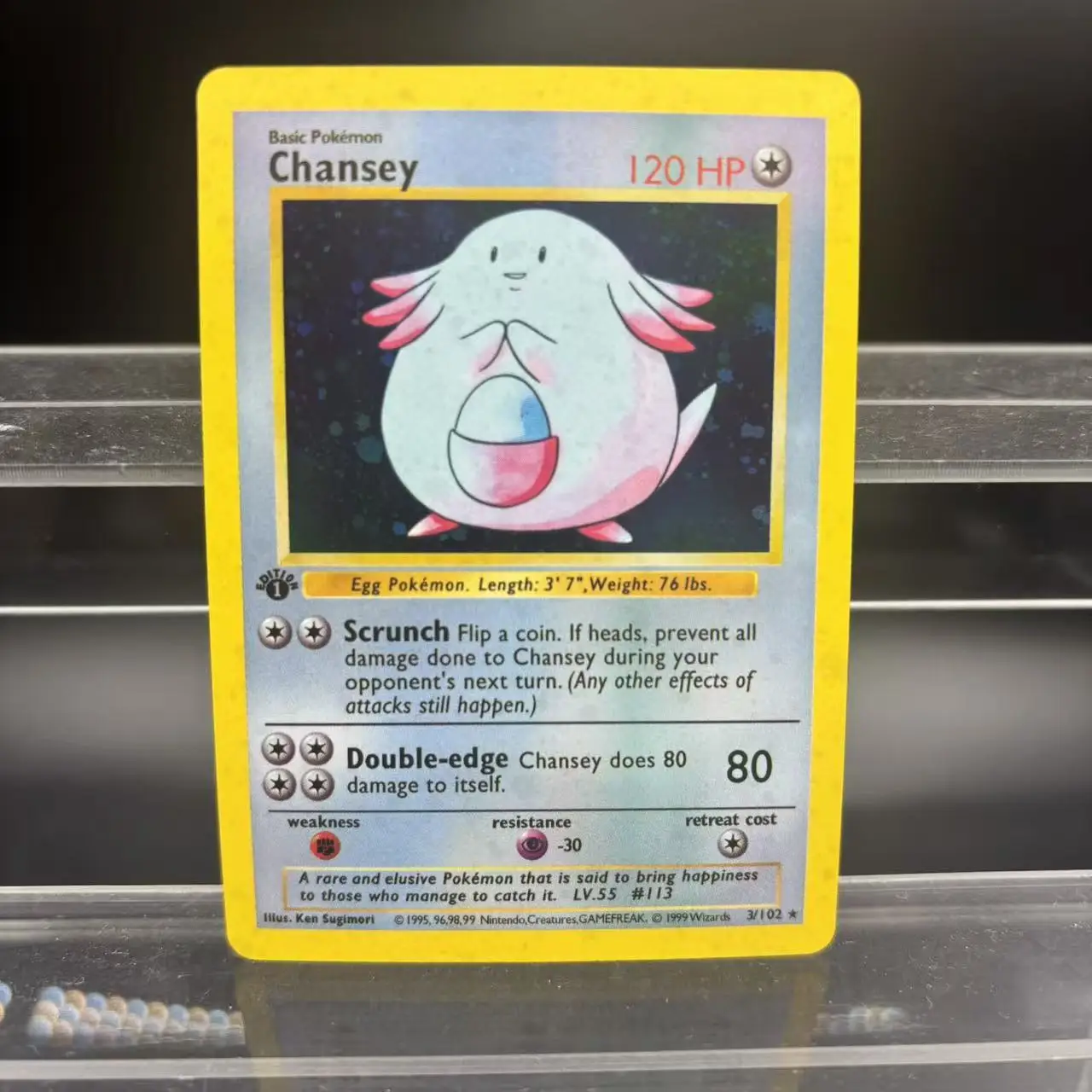 5Pcs/set Ptcg Generation 1 Alakazam Chansey Poliwrath English Flash Card Diy Self Made Anime Collection Card