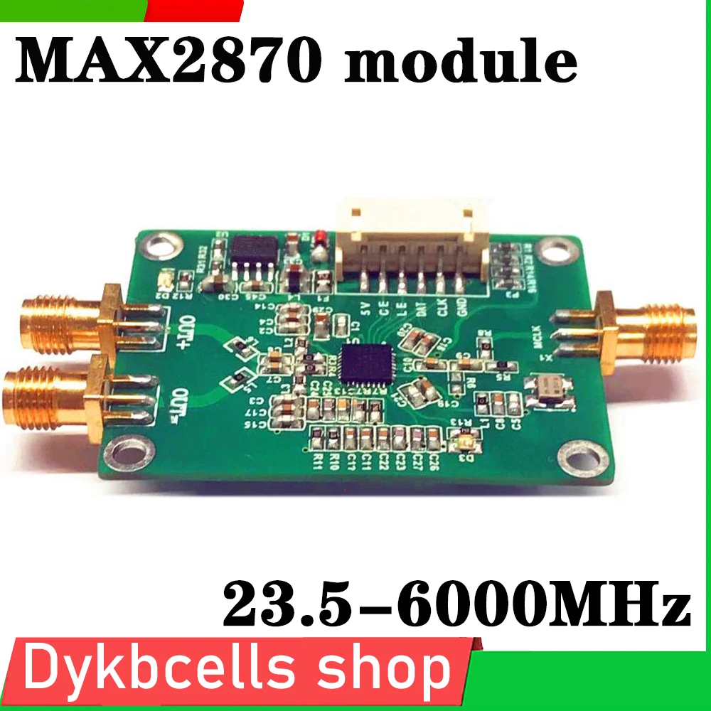 

23.5-6000Mhz 0.5PPM RF signal source MAX2870 module PLL phase locked loop high precision low noise