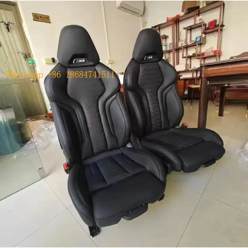 F30 racing bucket seats, F80 M3 custom leather, F10 M5 sport interior upgrade, high density sponge car, customized
