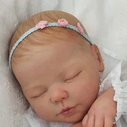 19inch Newborn Baby Reborn Doll Kit  Valentina Baby Lifelike Soft Touch Unpainted Blank Unfinished Doll Parts