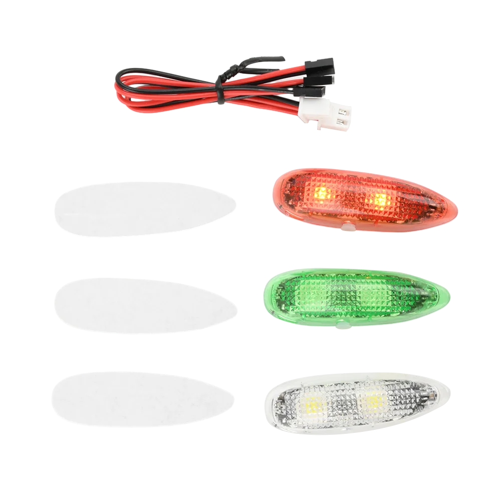 Wireless Simulation Navigation Light 1S Rechargeable 4 Modes LED Lights for RC fixed-wing Aircraft UAV FPV Drone Toy