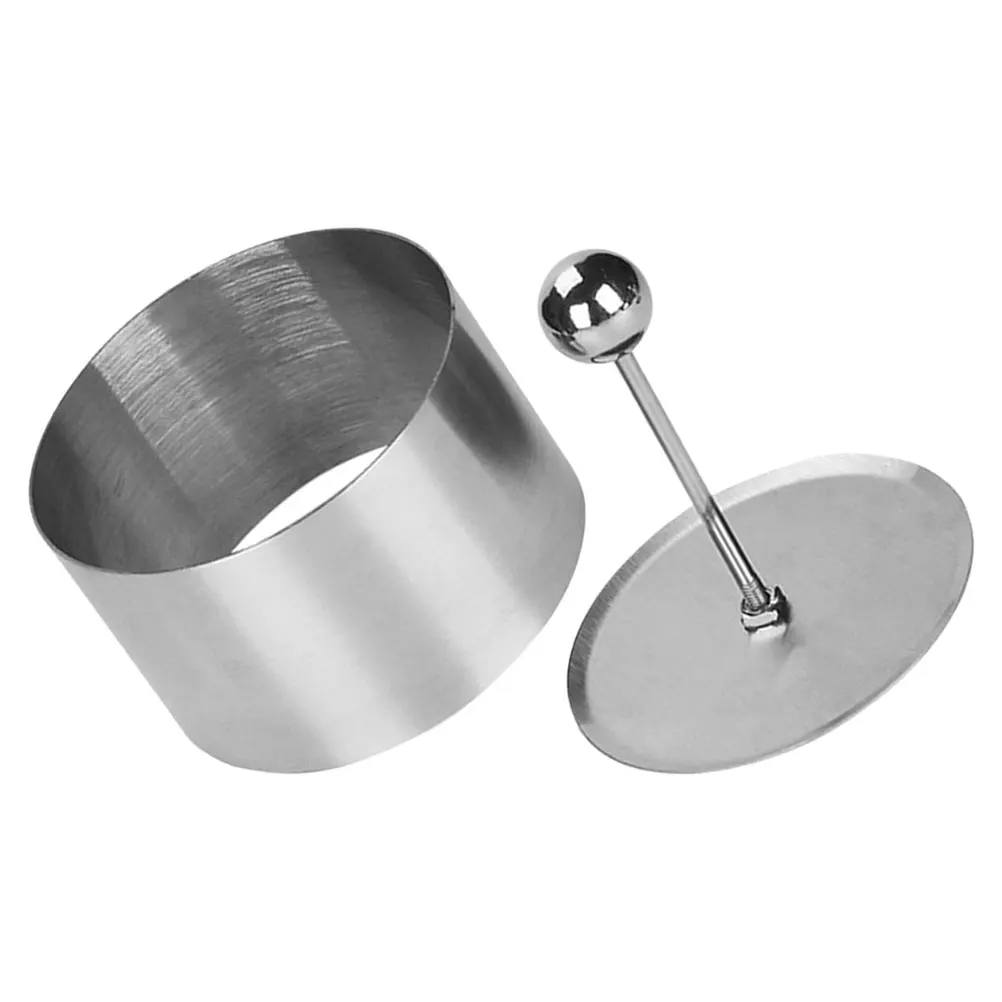 

Tiramisu Rice Ball Maker Stainless Steel Onigiri Mold Kitchen Sushi Mold Round Shaped Easy Clean Reusable