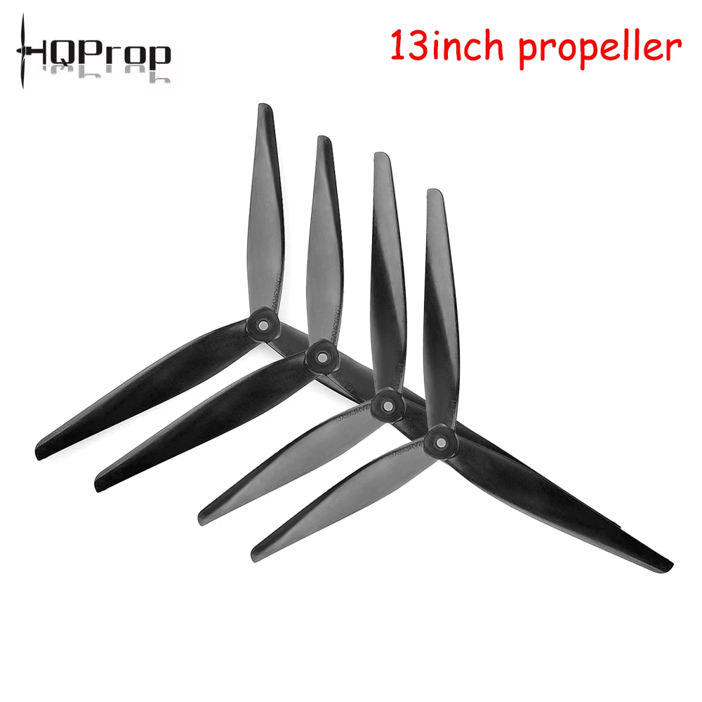 

Опора HQ X-Class 13x12x3 V2/13x9x3 V2 13-дюймовый армированный черным углем нейлоновый пропеллер с 3 лопастями для RC FPV Drone