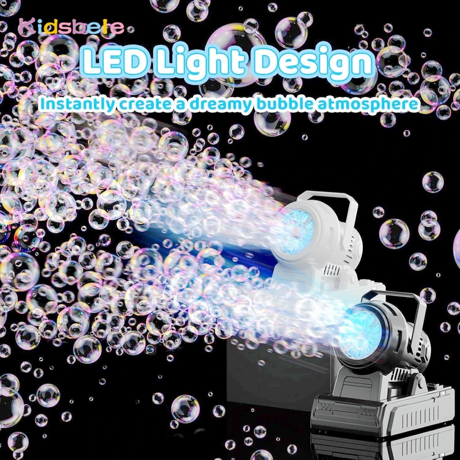 led自動バブルマシン（調整可能な45度付き）-°-アングルキッズ-ポータブルバブルメーカー-ギフト-屋外誕生日パーティー-結婚式-キャンプ用