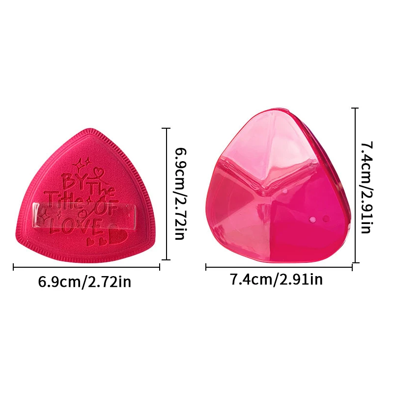 1 Stuks Poederdons Set Zachte Dikke Roze Tweeërlei Gebruik Nat & Droog Foundation Applicators Make-Up Spons Bladerdeeg Huidvriendelijke schoonheid Gereedschap