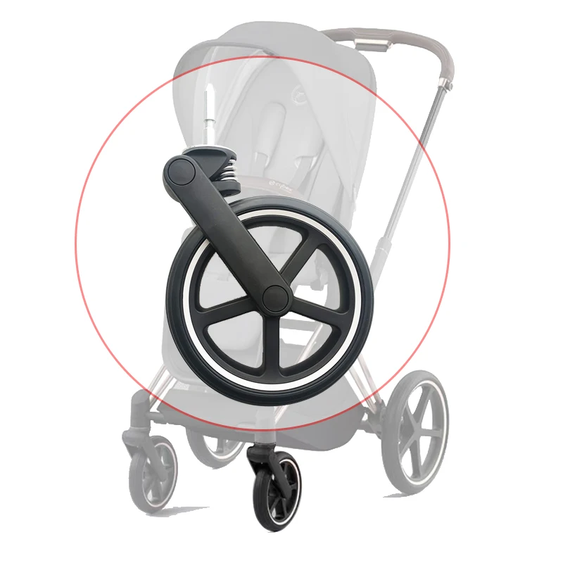 Stroller Front Wheel For Cybex Priam 3/4 Produced in 2019~2024 Pram DIY Baby Buggy Direct Replacement Accessories