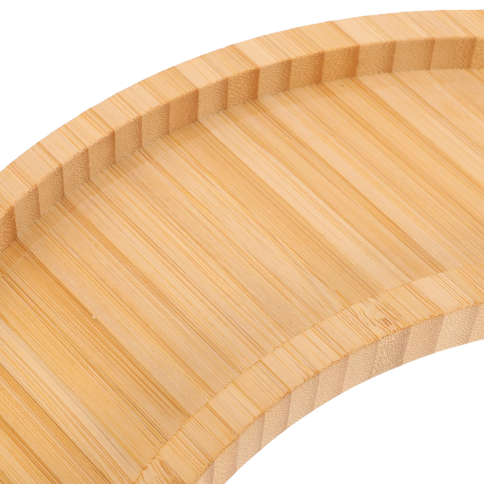 

2Pcs Bamboo Food Tray Moon Star Shape Large Snack Bread Fruit Platter Home Use Serving Tray Serving Dish