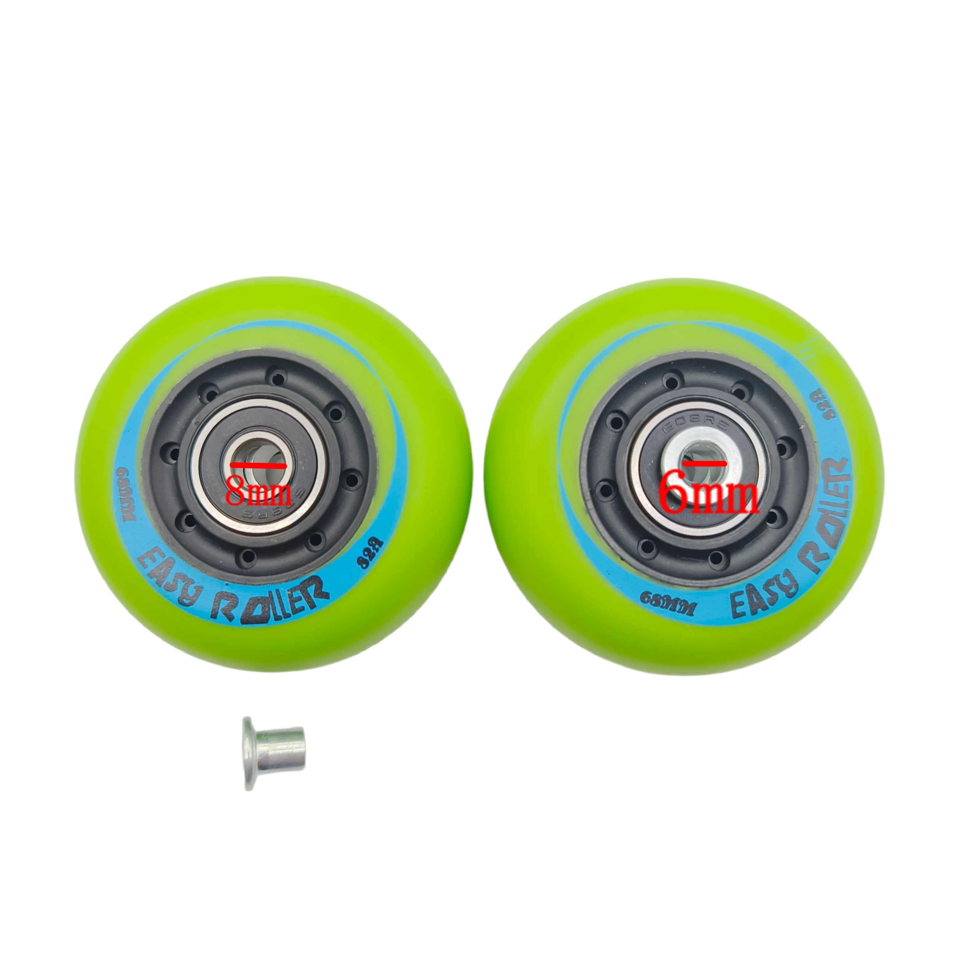Inline Skate Wheel for Children Roller Skate Wheel 68mm 85a with Bearings 8 Wheels/Lot - view 5