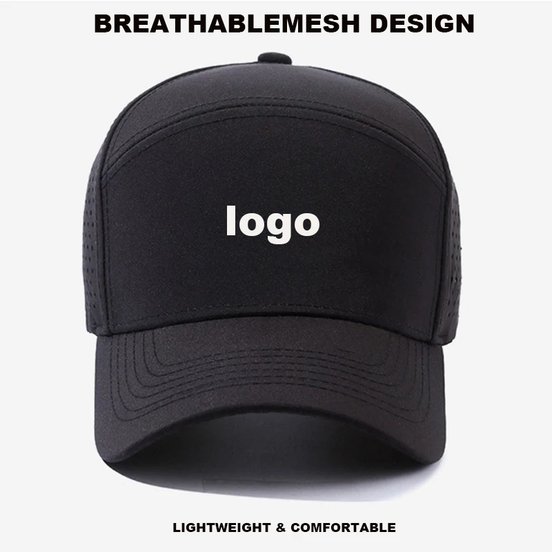 Personalized Hard Top Dad Hat for Men Women Customizable Logo Adjustable Breathable Sun Protection Fashion Casual Baseball Cap