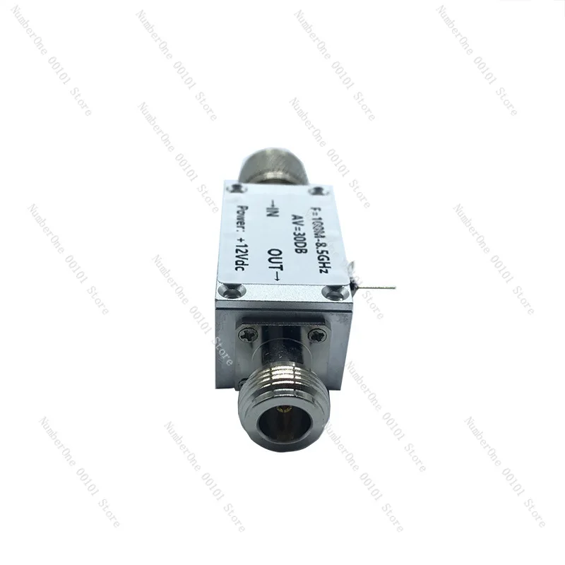 LNA 100MHZ to 8.5GHZ Low Noise Amplifier RF Amplifier CNC Housing, High Linearity
