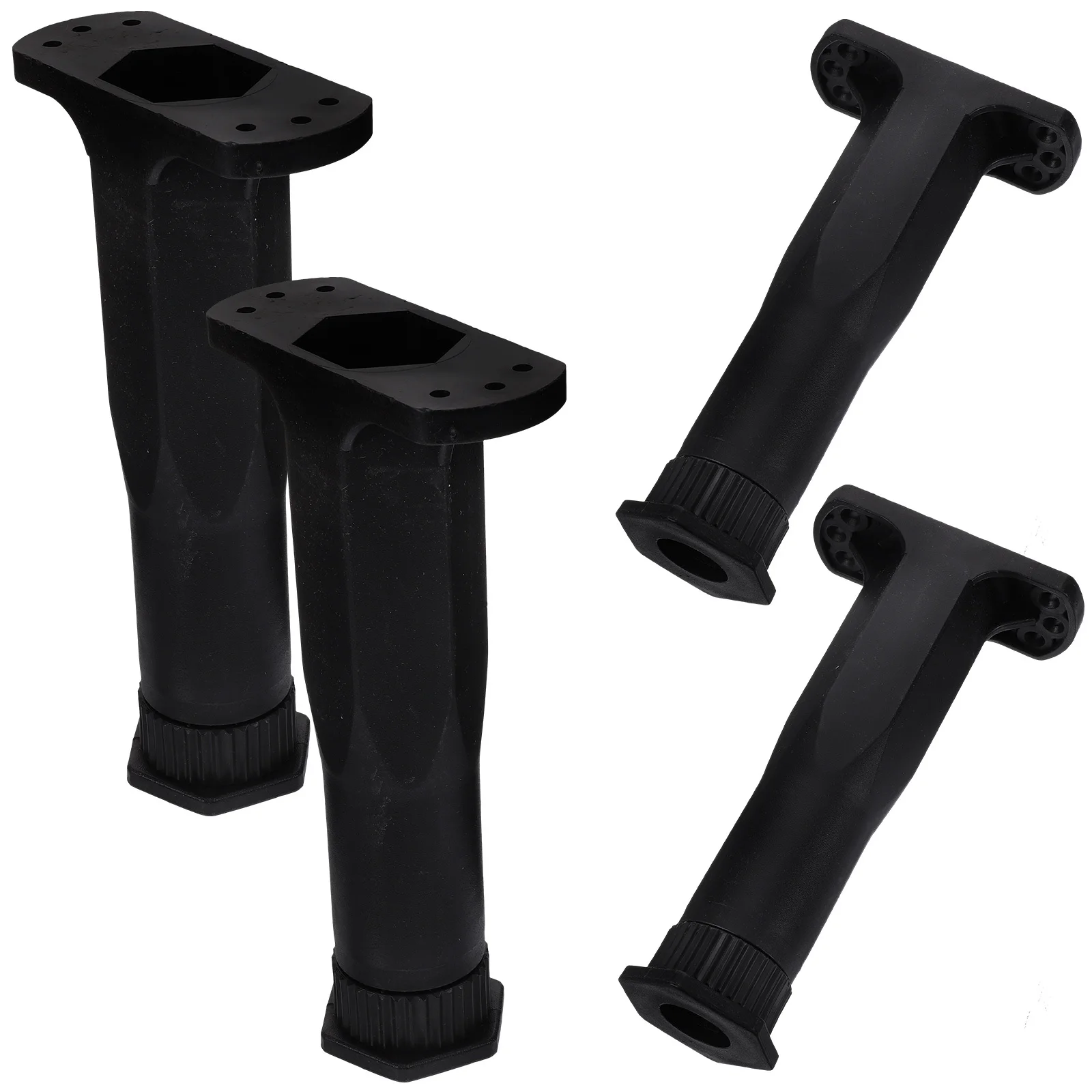 4pcs Center Support Durable Height Adjustable Support Legs For Furniture Replacement, Frame Legs Replacement, Frame Support,
