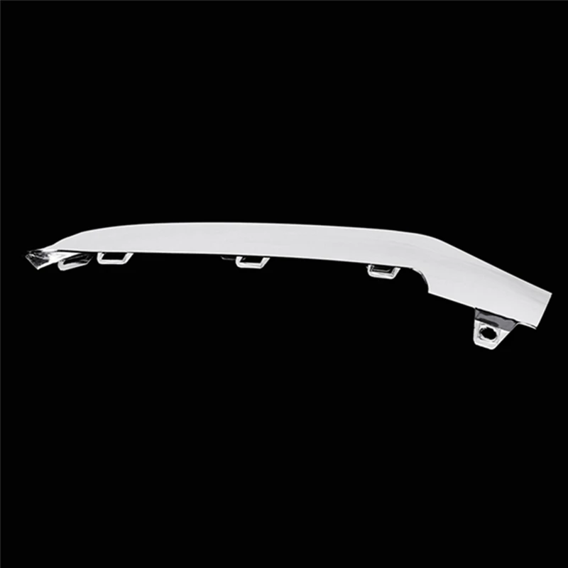 3Pcs Front Bumper Lower Lip Chrome Trim Strip For Benz CLS-Class W218 15-18 A2188851574 A2188851674 A2188851774