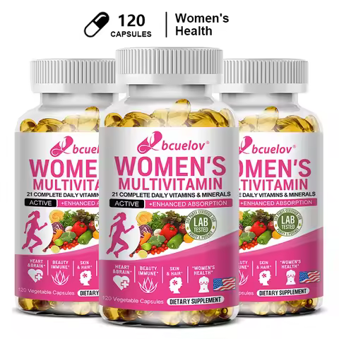 Multivitamin Mineral Supplement Antioxidant, Improved Nutrient Absorption Heart Health Natural Energy Support Multivitamin