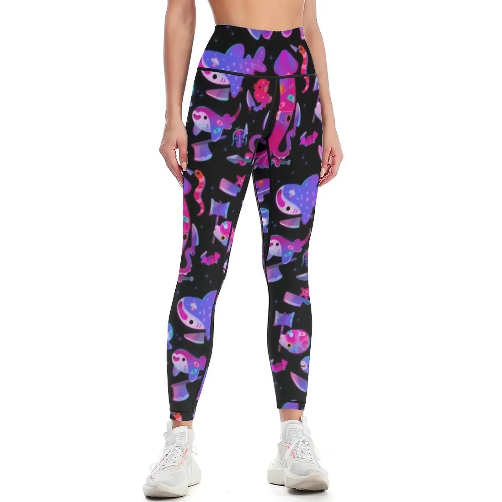Stabby marine life Leggings sports for push up harem pants workout shorts joggers for Womens Leggings