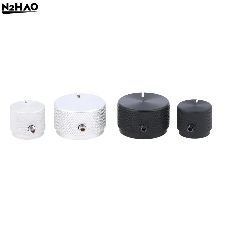 1*20mm 30mm CNC Machined Solid Aluminum Potentiometer Rotary Switch Pointer Volume Control Knob Button 6mm Hole Hifi Audio AMP