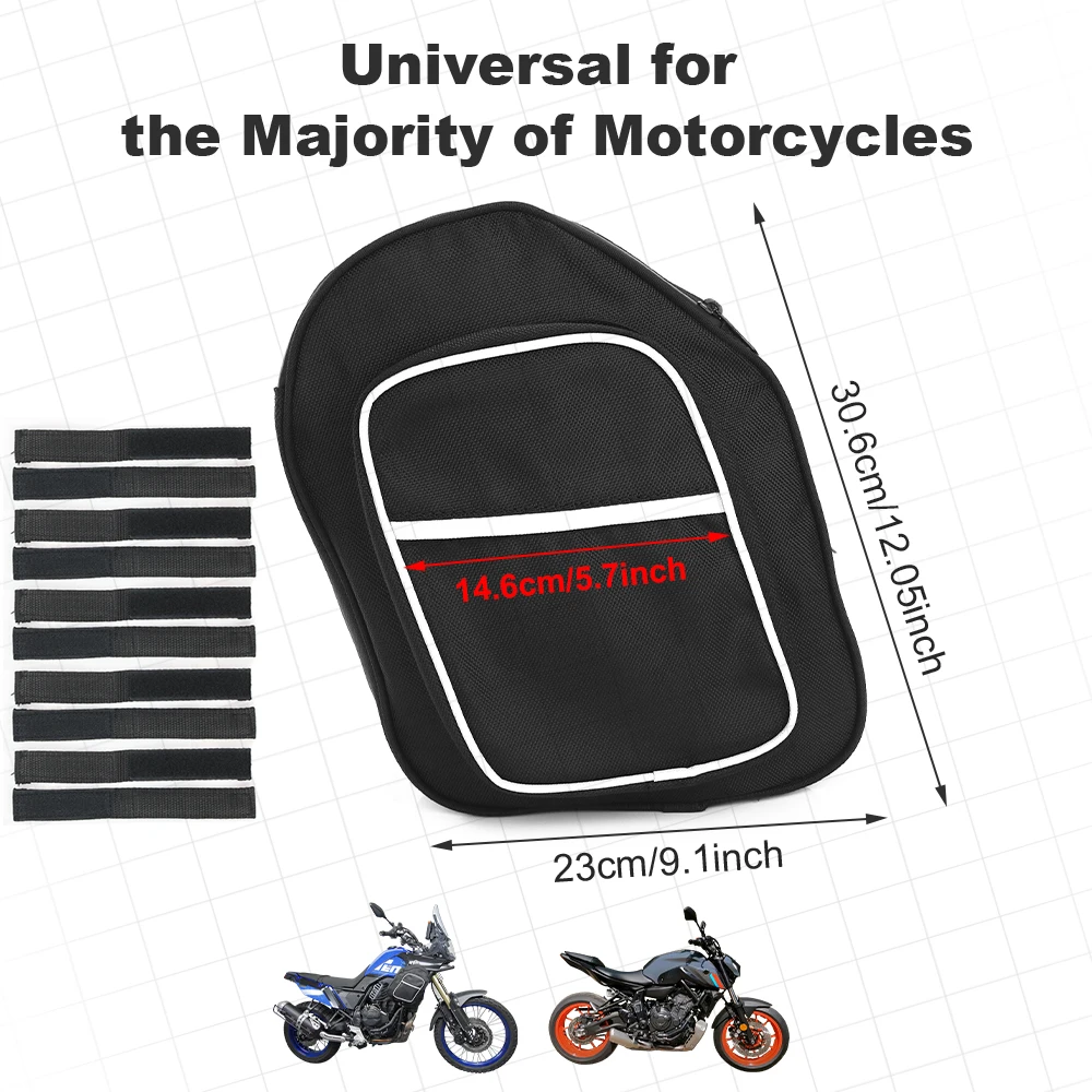 Motorcycle For Honda CBF 125/500/600/1000/1000F CB 125R/150R/300R/650R/1000R 1100 Side Travel Luggage Bag Waterproof Crash Bags