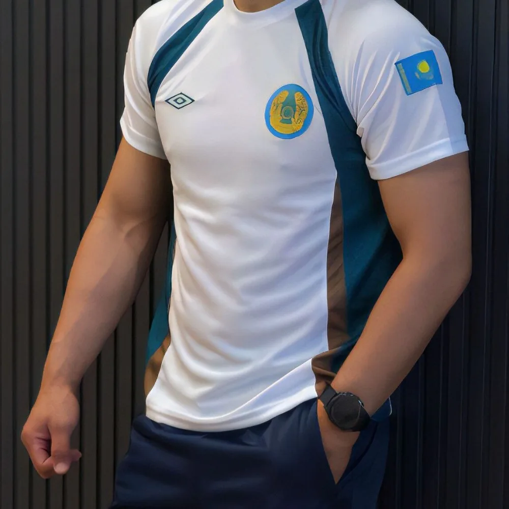 أوروبا والولايات المتحدة 2025 الأكثر مبيعاً ملابس فريق كازاخستان الجديدة الموحدة الرياضية ثلاثية الأبعاد ملابس رجالية مطبوعة رقمية