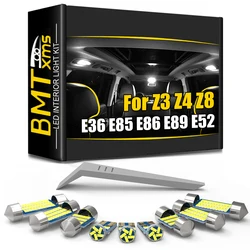 BMTxms Canbus LED Interior Light Kit For BMW Z3 E36 Z4 E85 E86 E89 Z8 E52 Roadster Coupe 2003 2005 2008 2010 2013 2015 2018 2020