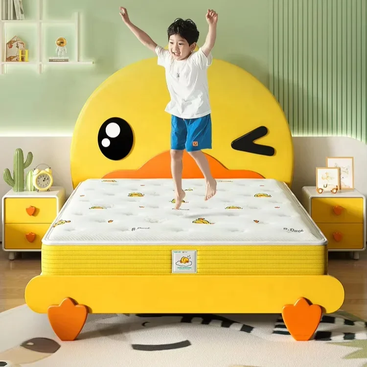 Design infantil confortável colchão de molas colchões de cama de látex natural para crianças