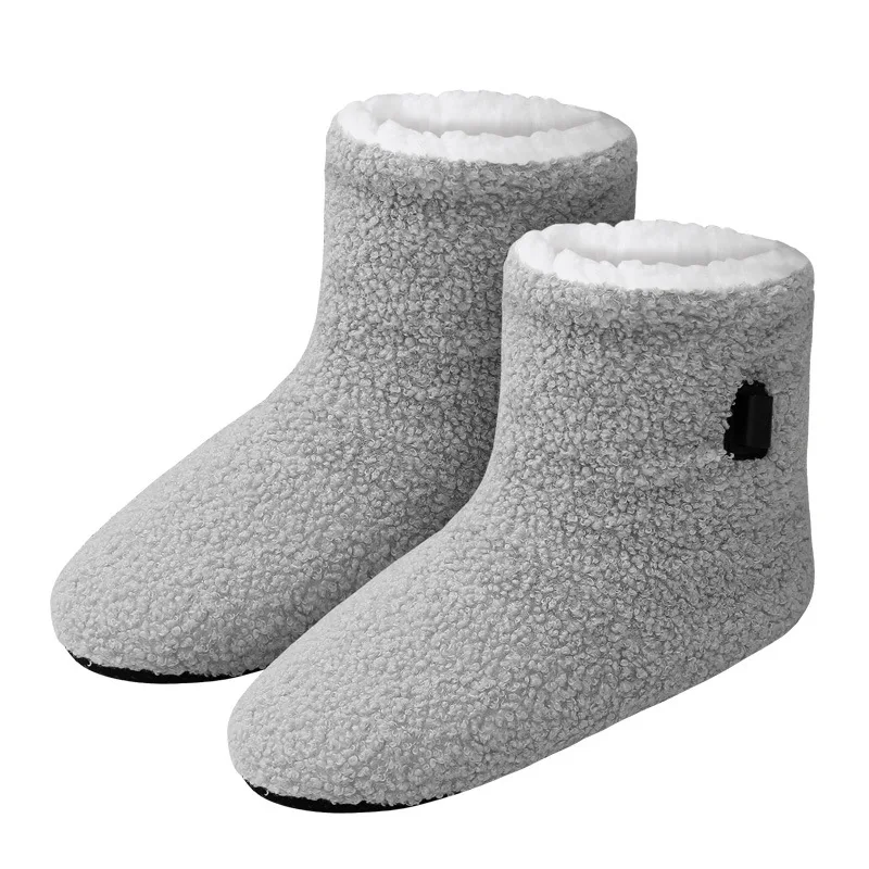 

Electric heating cotton shoes, plug-in thermal shoes office, antifreeze feet electric shoes