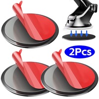 2/1PCS Car Phone Holder Stickers Suction Cup Adhesive Dashboard Mount Disc Pad Base for GPS Phone Stand Holder Bracket Stickers