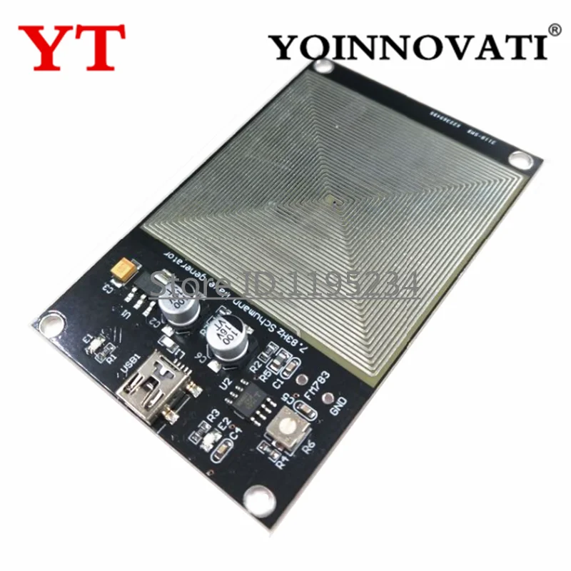 7.83Hz Schumann Wave Generator Ultra Low Frequency Pulse Generator Audio Resonator for Improving Sound Sleep with MiNi USB Cable